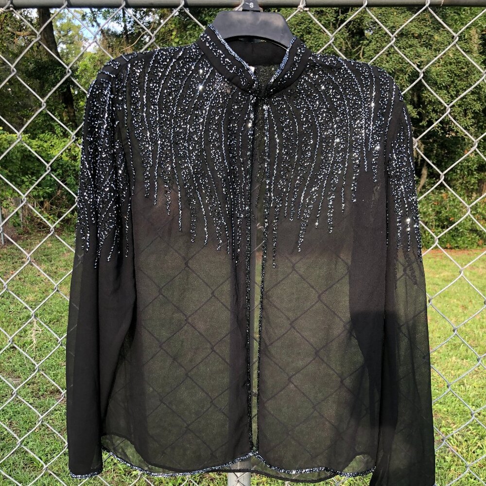 JMD Vintage Beaded Top.